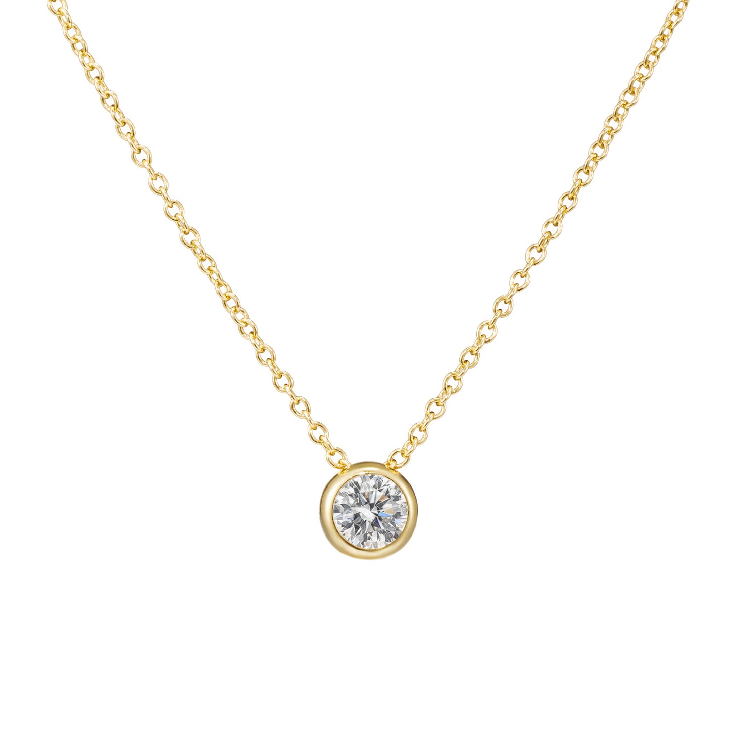 Silver & Gold Vermeil ‘Slider’ Diamond Necklace