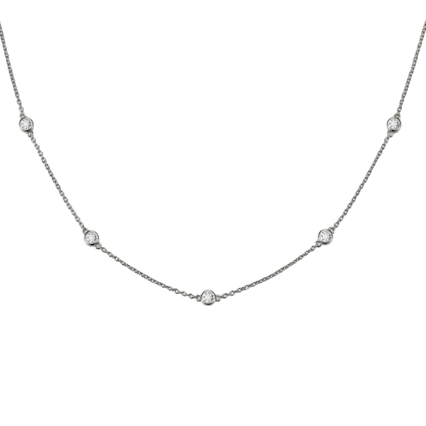 Silver Lab Diamond ‘Choker’