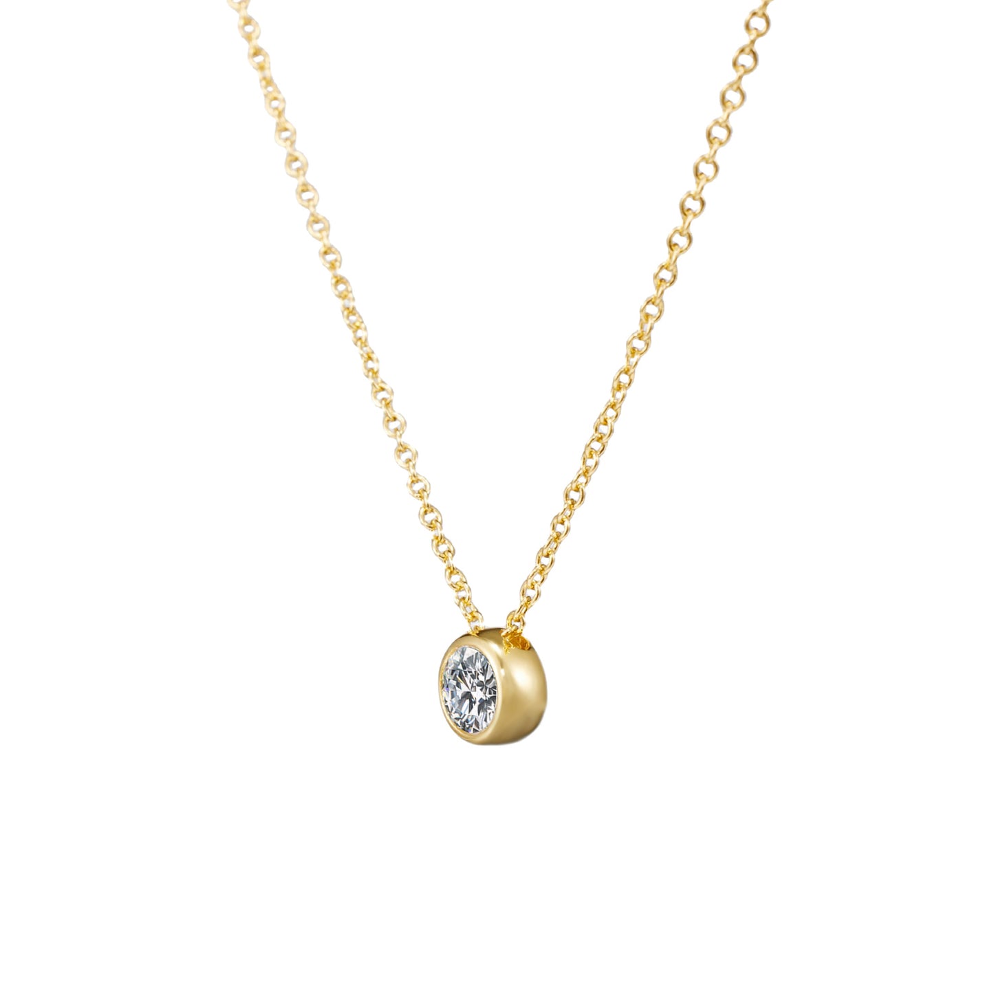 Silver & Gold Vermeil ‘Slider’ Diamond Necklace