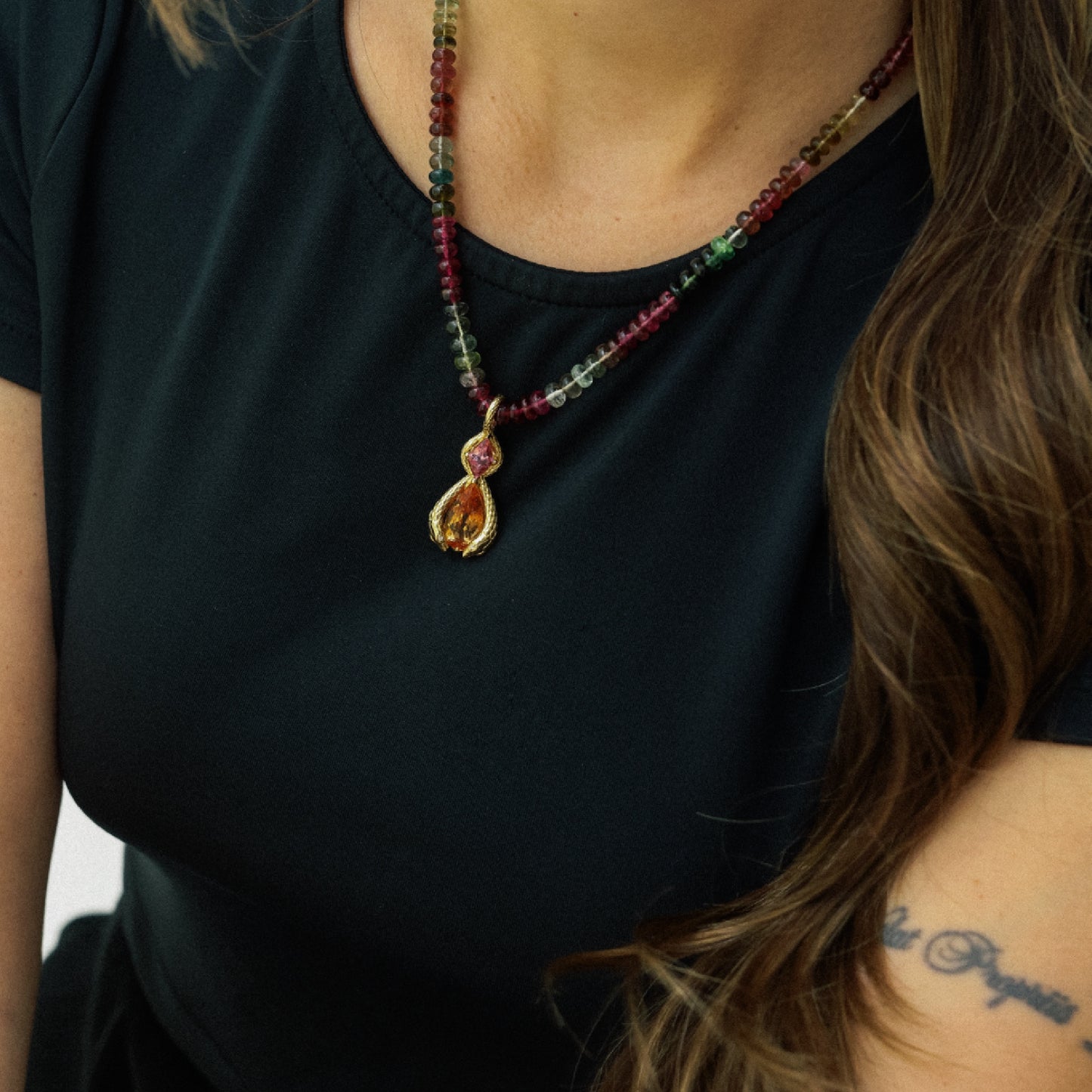 Rainbow Serpent Necklace