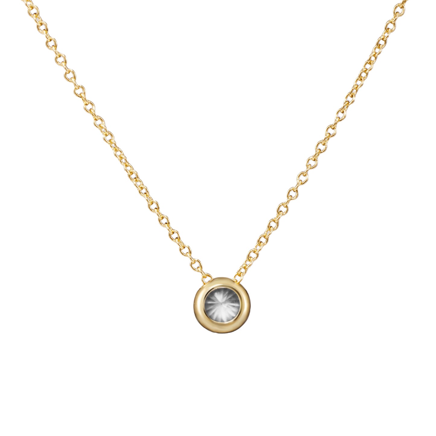 Silver & Gold Vermeil ‘Slider’ Diamond Necklace