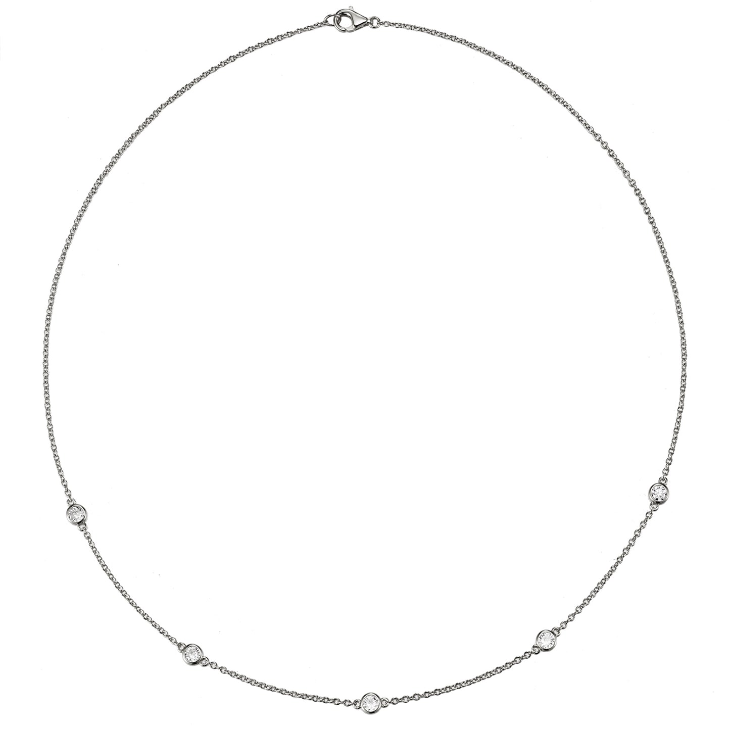Silver Lab Diamond ‘Choker’