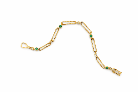 18ct Yellow Gold ‘Torsion’ Link Bracelet