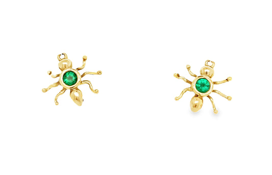 18ct Yellow Gold ‘ANTics’ Studs